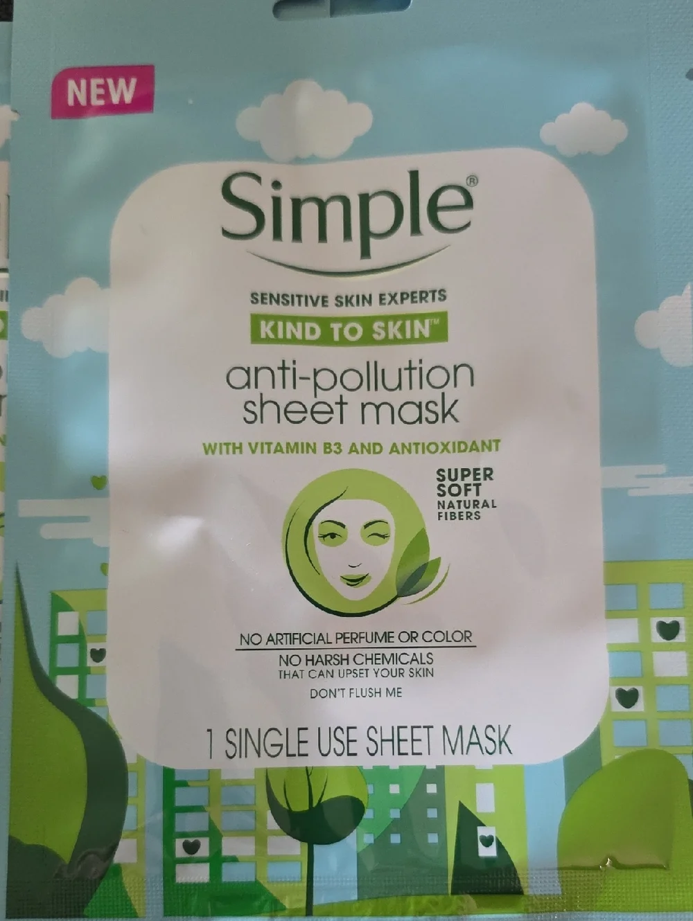 Simple Hydration Booster + Anti-Pollution Sheet Masks - And Hydrating Booster